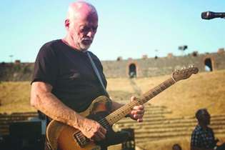 David Gilmour voltou a Pompeia para uma apresentação ao vivo em 2016, que culminou no disco “Live at Pompeii” (2017)