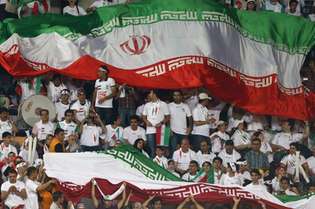 Torcida do Irã fez a sua parte e viu a vitória e classificação da sua seleção