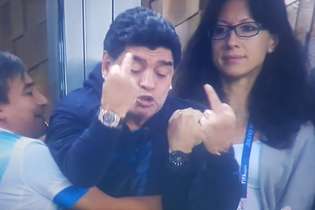 Maradona perdeu o controle por completo