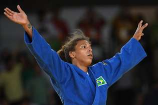 Rafaela Silva ganhou a medalha de ouro nos Jogos Mundiais Militares