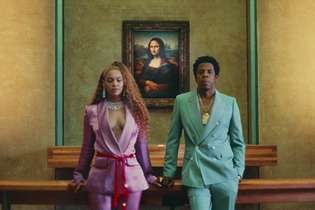 Casal Beyoncé e Jay-Z gravou clipe no Louvre, em Paris
