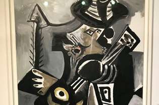 O  Músico foi pintado em 1972, um ano antes da  morte de Picasso