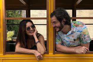 Fátima Bernardes já havia exibido a joia ao postar uma foto ao lado do namorado no Instagram
