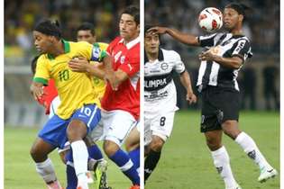 Ronaldinho já jogou no Mineirão com as camisas da seleção brasileira e do Atlético