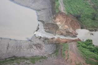 Rompimento da barragem de Quati aconteceu na manhã da quinta-feira, dia 11 de julho deste ano