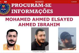 Mohamed Ahmed Elsayed Ahmed Ibrahim, de nacionalidade egípcia, é procurado pelo FBI no Brasil