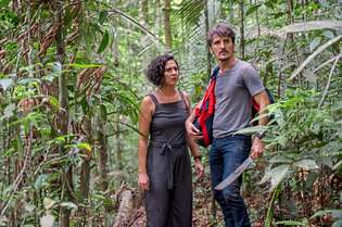 Demick Lopes e Clarissa Pinheiro em Jungle Pilot