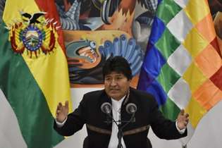 Evo Morales foi reeleito presidente da Bolívia