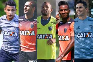 Emprestados a outras equipes, Yago, Clayton, Edinho, Hyuri e Danilo Barcelos têm contrato com o Atlético