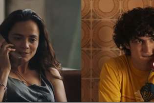 Cena do filme 'Eduardo e Mônica', de René Sampaio, com Alice Braga e Gabriel Leone