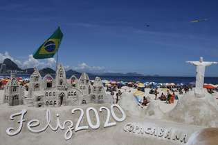 A praia de Copacabana espera 2,8 milhões de pessoas para o Réveillon 2020