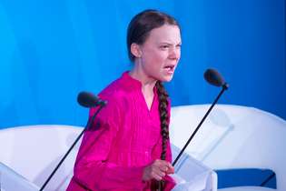 Greta Thunberg, de 16 anos, é ativista ambiental