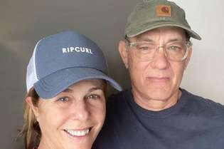 Tom Hanks e a mulher Rita Wilson foram contaminados por coronavírus