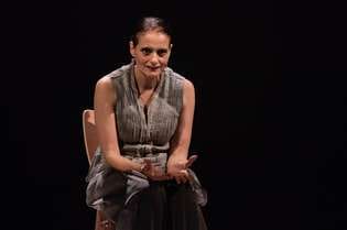 Denise Fraga estava com o espetáculo "Eu de Você", no Teatro I