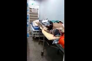 Vídeo nas redes socais mostra corpos de coronavírus por diversas alas do hospital