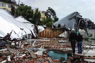 Ciclone atingiu pelo menos 49 cidades de Santa Catarina