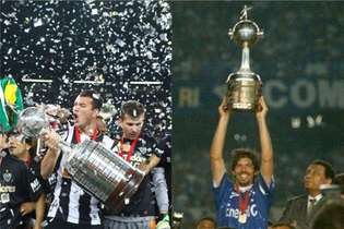 O Atlético venceu a Libertadores pela primeira vez em 2013 e o Cruzeiro chegou ao bicampeonato em 1997