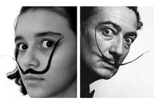 Retrato de Salvador Dali - fotografia