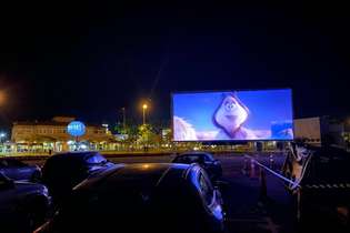 O Cinear Drive-In foi lançado pela Cineart em meados de junho, em Nova Lima, na Regiaõ Metropolitana de BH