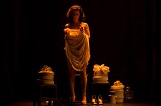Rita Clemente protagoniza o monólogo "Amanda", que abre o Primeiro Festival de Teatro Online Feluma