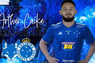 Arthur Caíke foi confirmado pelo Cruzeiro