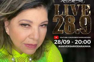 Roberta Miranda comemora aniversário nesta segunda-feira (28/09) com live especial para os fãs