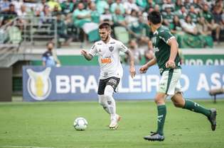No ano passado, o Galo empatou com o Palmeiras no Allianz Parque; Nathan marcou gol