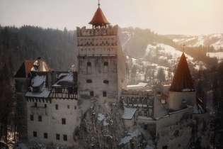 O mítico castelo, situado na Transilvânia