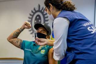 No Brasil, serão cerca de 1.800 vacinados, entre atletas e demais credenciados para os Jogos de Tóquio