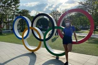 Bárbara Coelho nas Olimpíadas de Tóquio