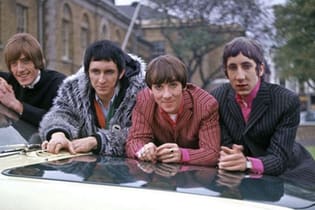 The Who, em sua formação original nos anos 1960: da esquerda à direita, Roger Daltrey, John Entwistle, Keith Moon e Pete Townshend