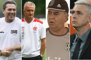 Tiago Nunes, Marcelo Oliveira, Dorival Junior e Vanderlei Luxemburgo são nomes possíveis para comandar o Cruzeiro