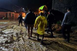 Estragos causados pela chuva em Teixeira de Freitas, na Bahia