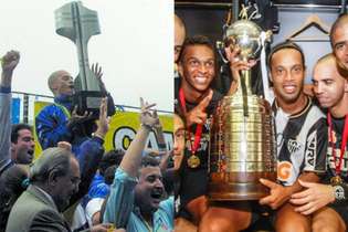 Em 2003, Alex foi o maestro do Cruzeiro, e em 2013, Ronaldinho Gaúcho comandou o Atlético