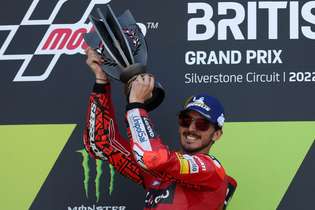 Francesco Bagnaia, da Ducati, agora é o terceiro colocado na temporada da MotoGP