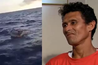 O pescador Romualdo Macedo Rodrigues (foto) ficou 11 dias à deriva em um freezer no meio do Atlântico após o barco dele naufragar