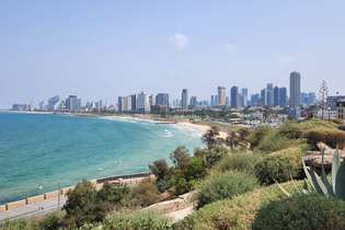 Tel Aviv vista de Old Jaffa