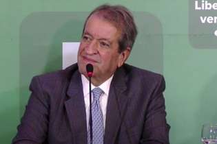 Valdemar Costa Neto, presidente do PL, deu coletiva em Brasília