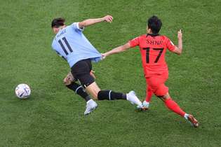 Uruguai e Coreia do Sul protagonizaram o quarto 0 a 0 nesta primeira fase da Copa do Catar