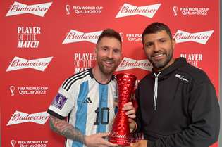 Agüero tem um grande amizade com Lionel Messi