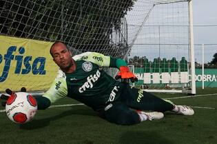 Marcelo Lomba voltou a treinar no Palmeiras