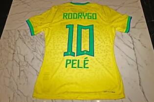 Camisa da seleção terá homenagem a Pelé