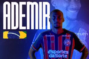 Bahia anuncia contratação do atacante Ademir, que estava no Atlético desde 2022