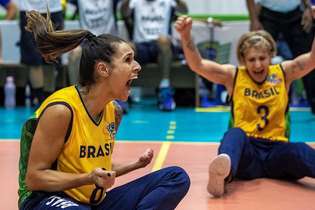 Brasileiras dominaram partida pelo Desafio Internacional de Vôlei Sentado, no Centro de Treinamento Paralímpico, em São Paulo