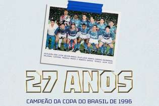 Cruzeiro conquistou o bi da Copa do Brasil em 1996