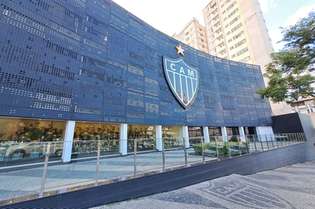 Sede do Atlético, no bairro Lourdes, em Belo Horizonte