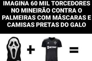 Torcedores do Atlético querem usar máscara do Pânico em jogo contra o Palmeiras