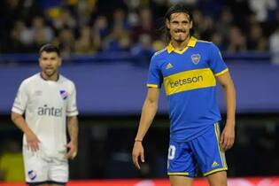 Jogador uruguaio Cavani fez apenas um gol pelo Boca Juniors até o momento