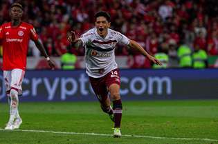 Cano anotou o gol da virada do Fluminense sobre o Internacional, que valeu ao tricolor carioca a classificação para a final da Libertadores