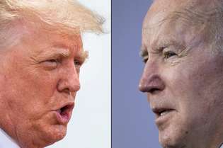 Trump e Biden podem se enfrentar novamente nas eleições de 2024
